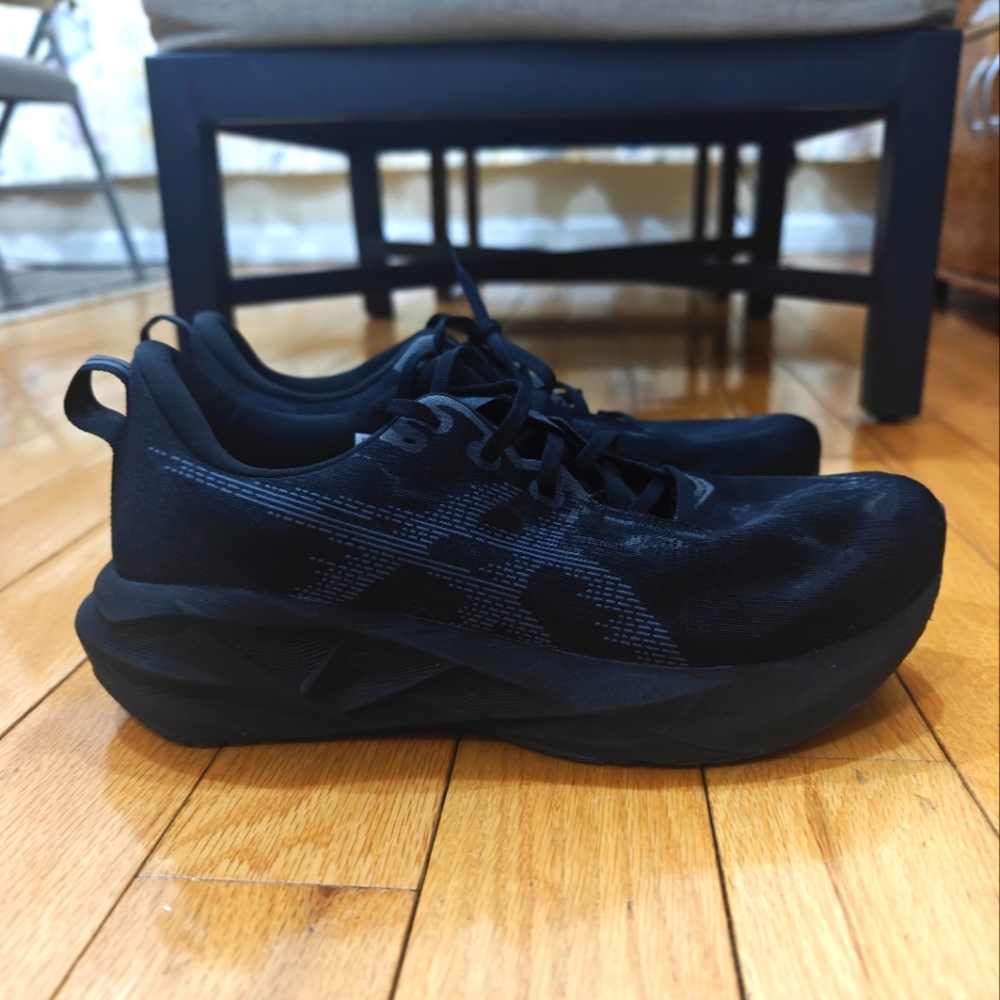 Asics Black Athletic Shoes